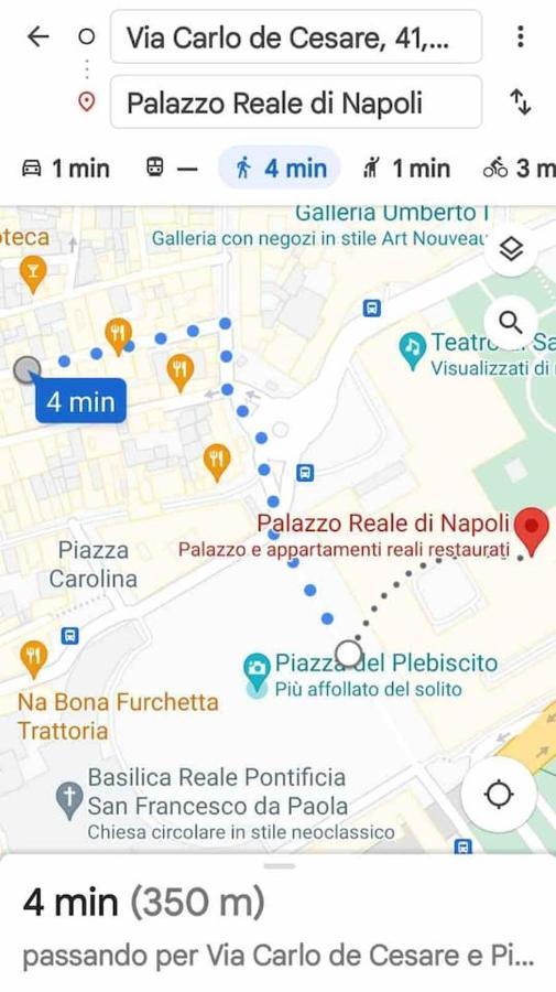 Traversa Toledo, Intero Appartamento Al Plebiscito Napoli Eksteriør billede