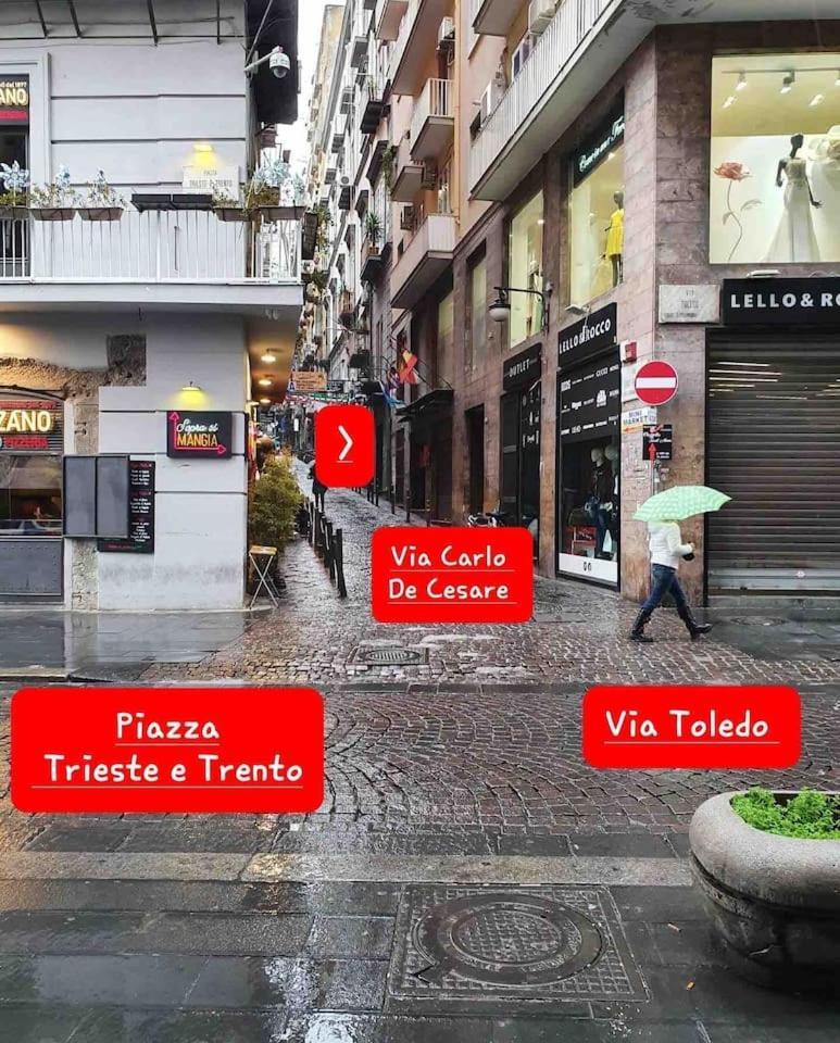 Traversa Toledo, Intero Appartamento Al Plebiscito Napoli Eksteriør billede